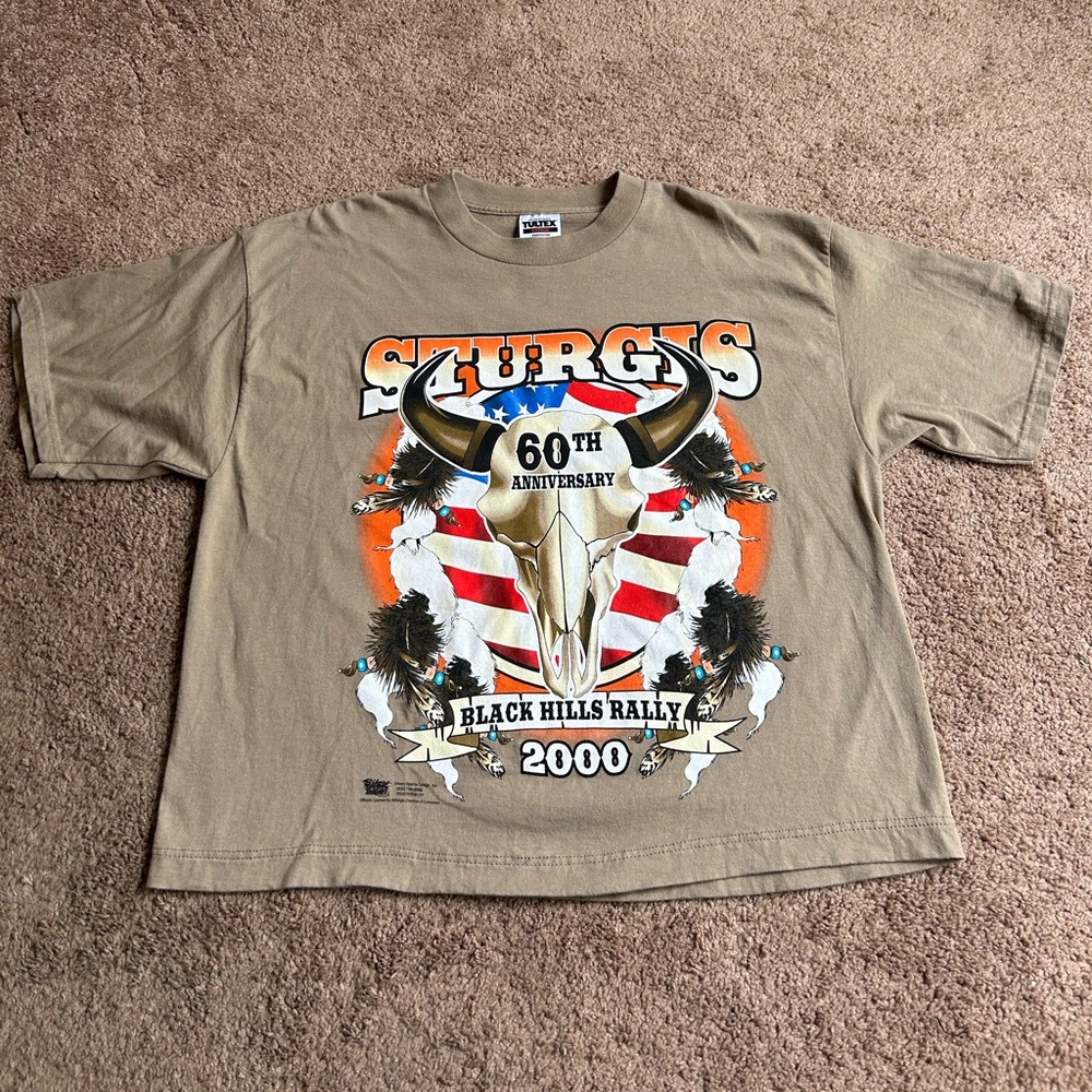 Vintage Sturgis - 2000 - 60th Annual Rally‎ T-shirt size XL